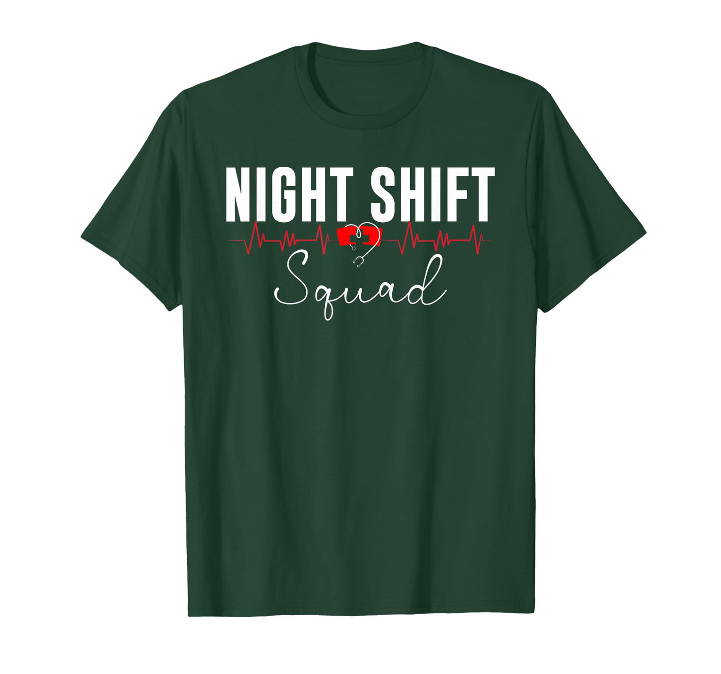 Night Shift Squad Team Night Shift Nursing Funny Nurse T-Shirt
