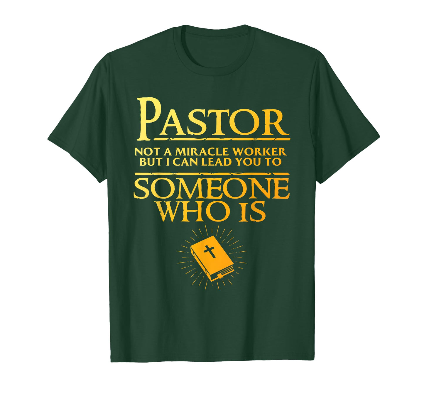 Pastor Appreciation Art For Men Women Minister Clergy Bible T-Shirt