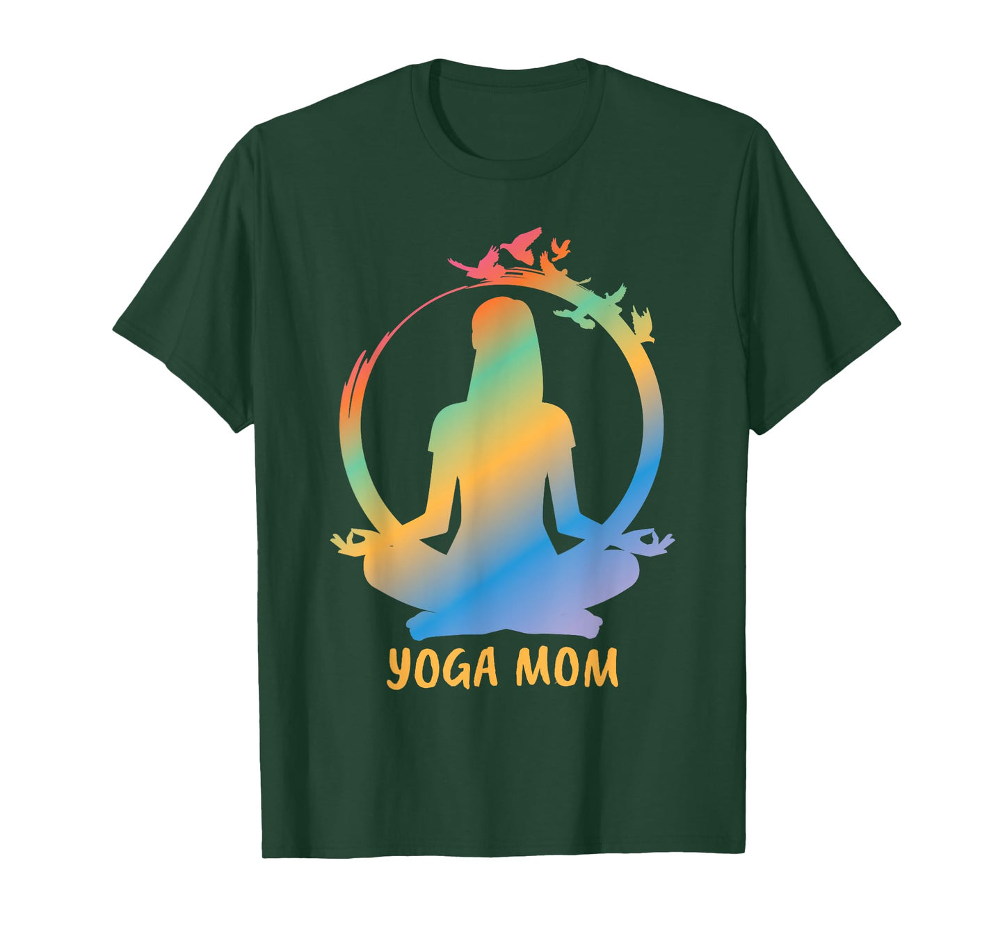 Peaceful Yoga Mom Meditation Mother's Day Gift T-Shirt