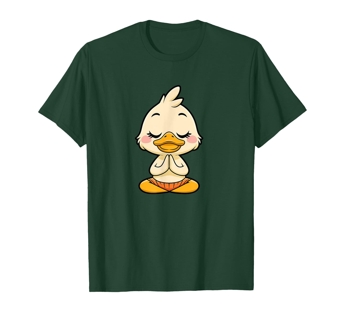 Meditating Duck Inner and Peace Yoga Relaxation T-Shirt