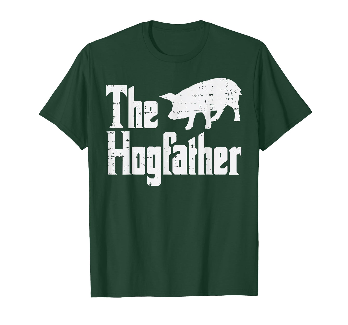 Pig The Hogfather Funny Hog Dad Fathers Day Parody Papa Men T-Shirt