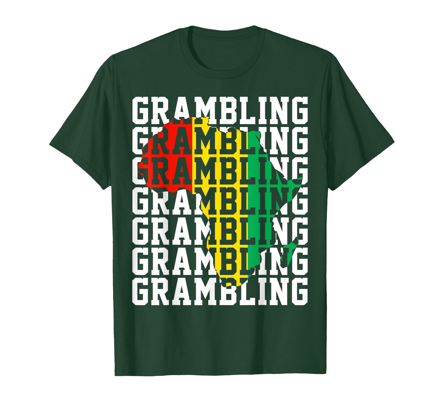 Grambling HBCU with Africa Historical Black College Alumni T-Shirt