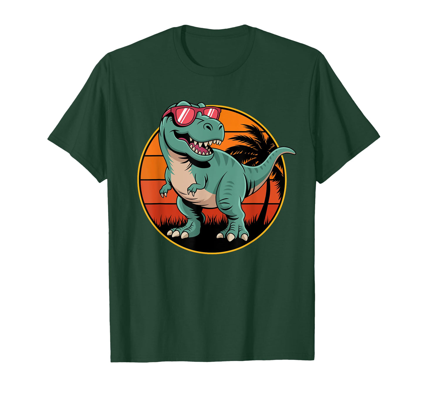 Dinosaur T Rex Tyrannosaurus Funny Prehistoric Kids Boys Men T-Shirt