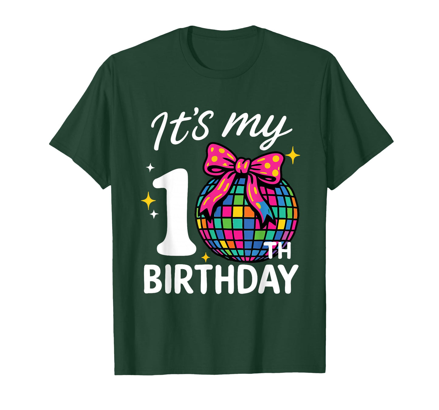 Cute 10 Year Old Birthday Girl Outfit It’s My 10th Birthday T-Shirt