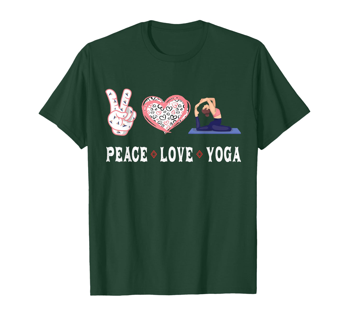 Yoga lovers Player fans Peace love Yoga T-Shirt