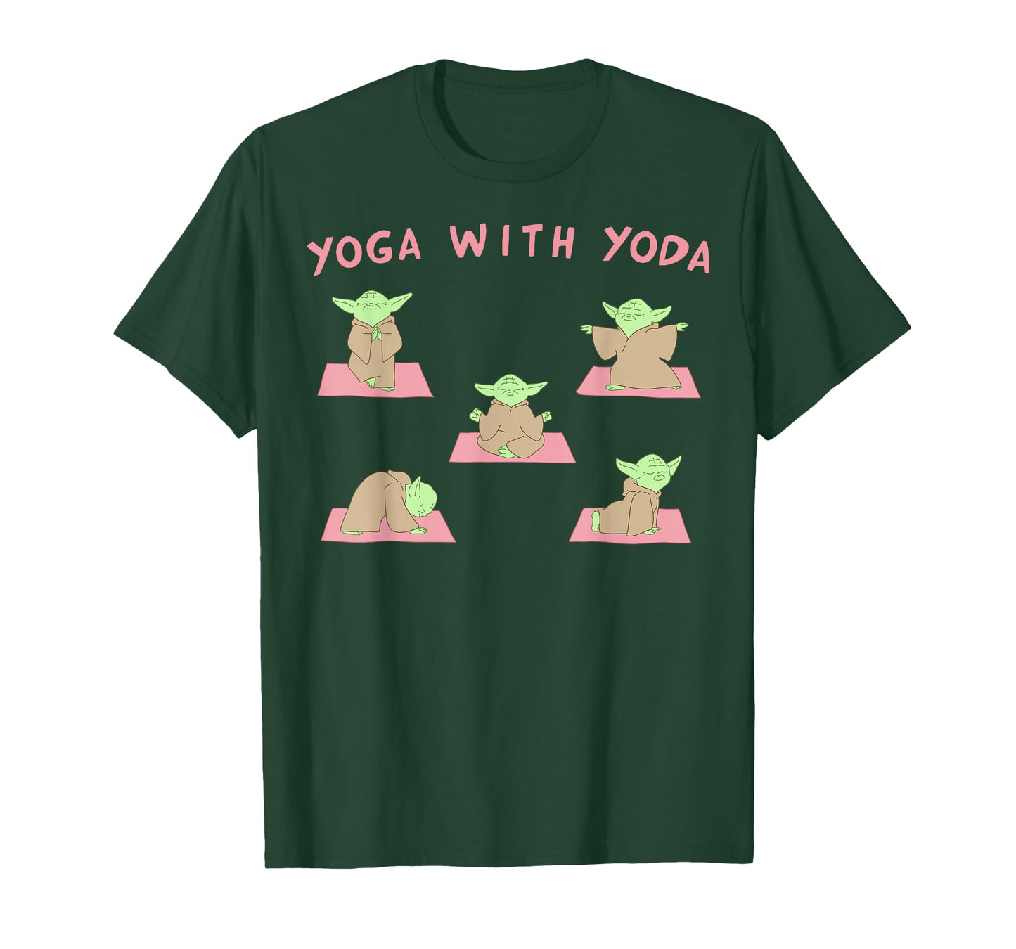 Star Wars Yoga With Yoda T-Shirt