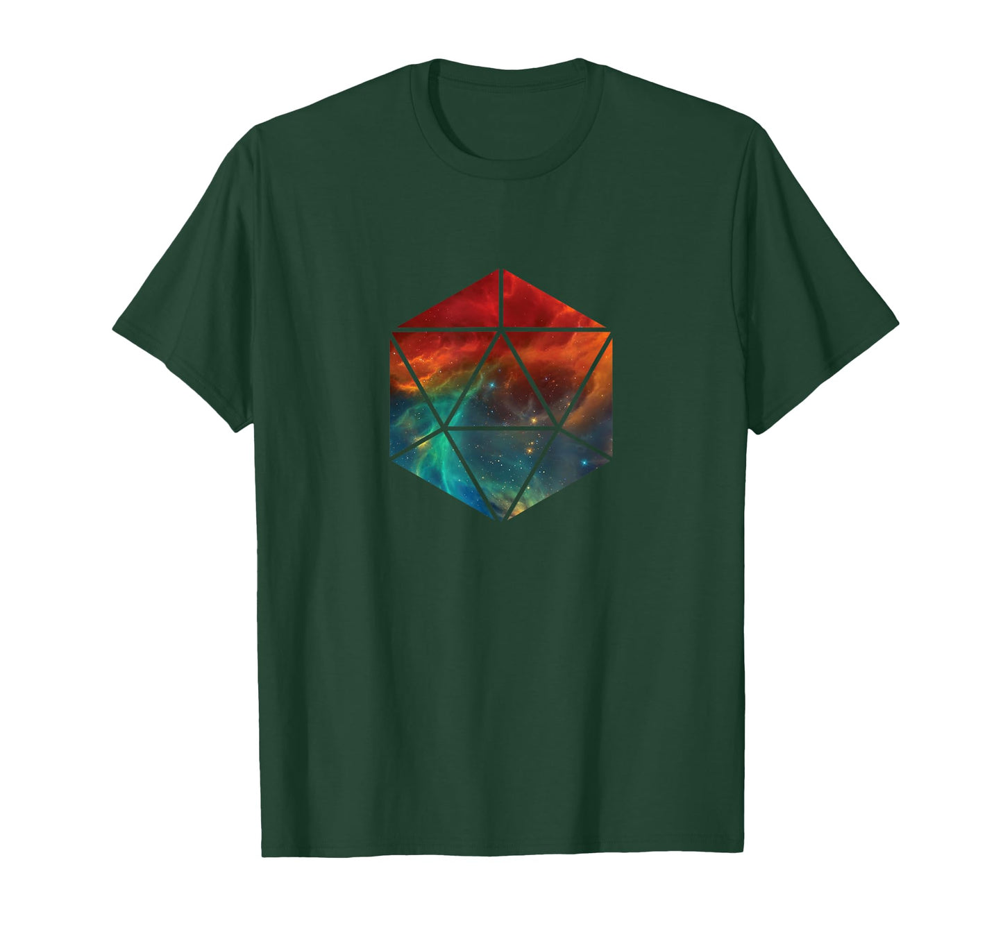 20 sided polygon icosahedron sacred geometry t shirt T-Shirt