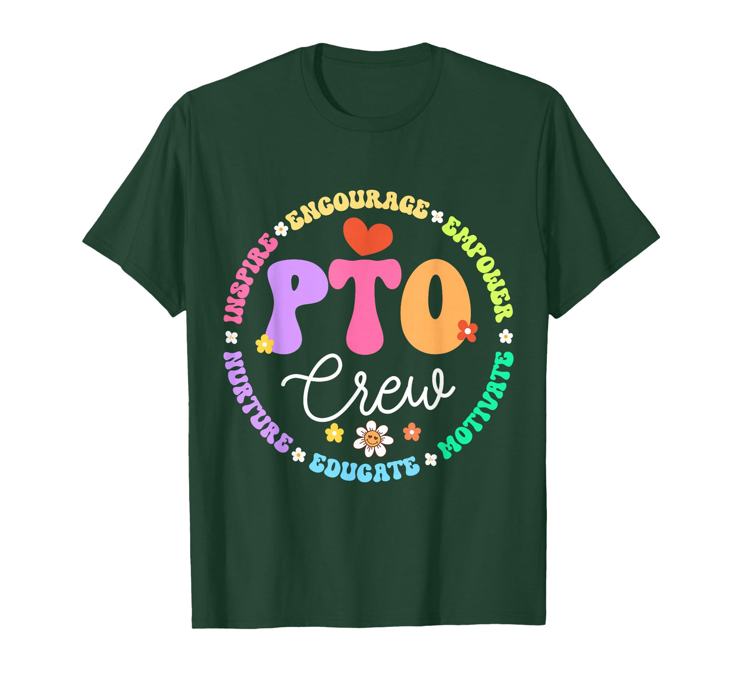 PTO Crew Back to School Matching Group Parent Teacher T-Shirt