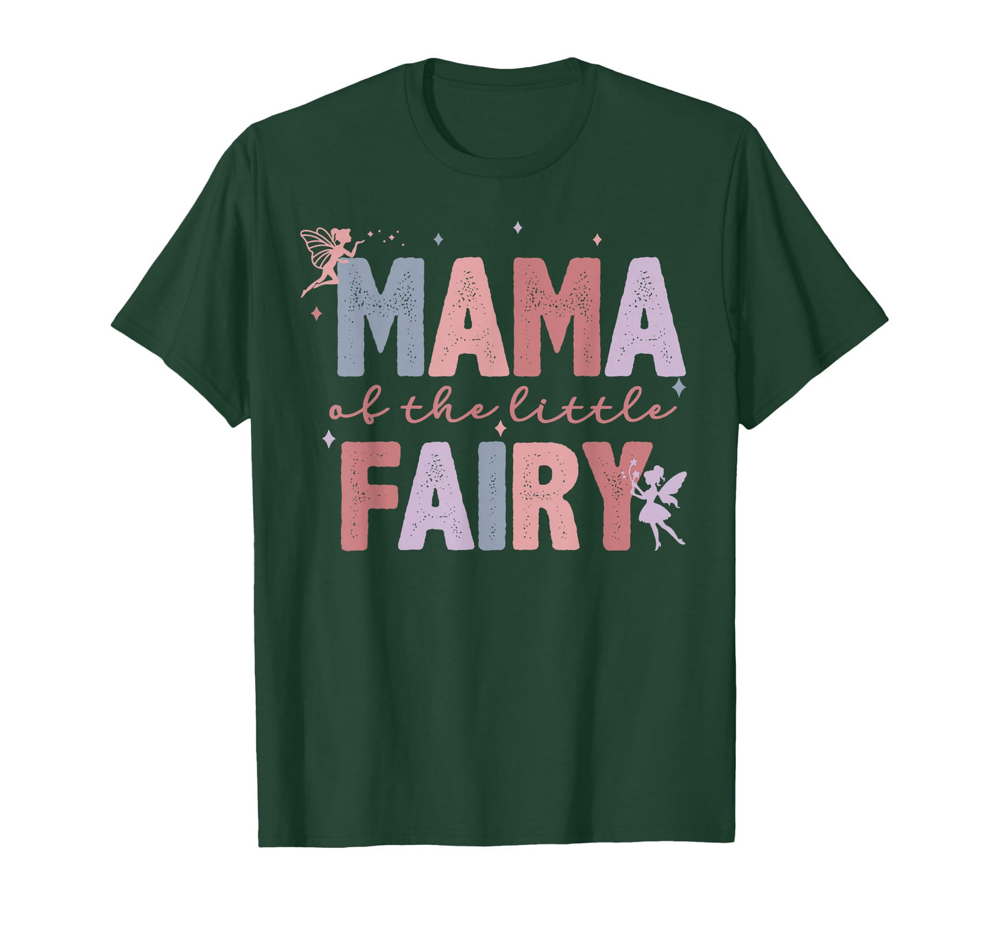Mama Of The Little Fairy First Birthday Girl Family Matching T-Shirt