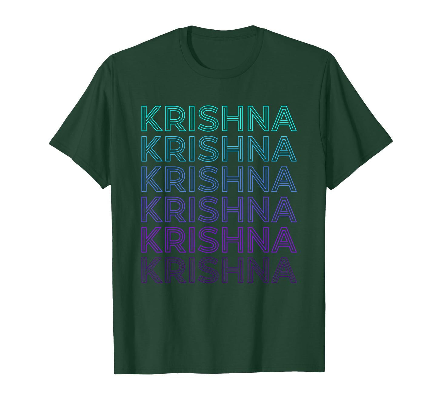 Krishna Hindu God Mythology Hinduism Retro T-Shirt