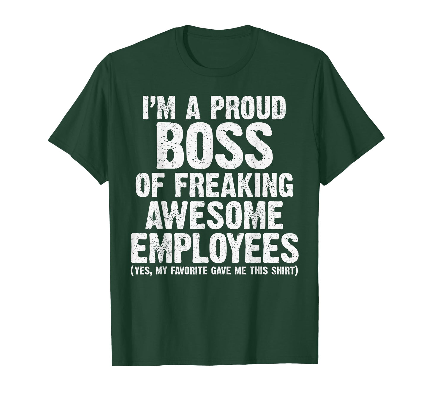 Funny Proud Boss of Awesome Employee Appreciation Office T-Shirt