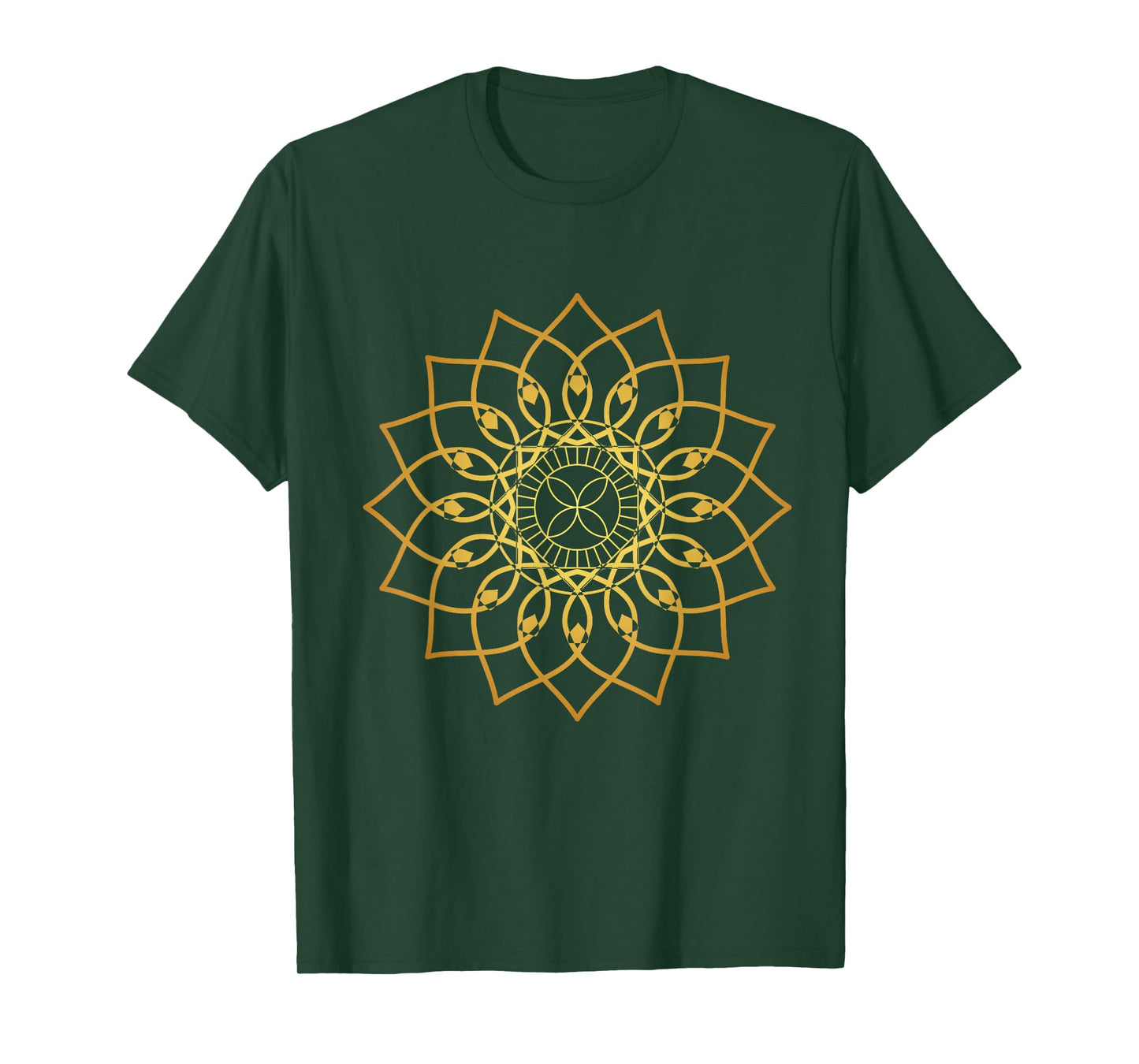 Prana Art Yoga Mandala Sacred Energy Geometry Meditation T-Shirt