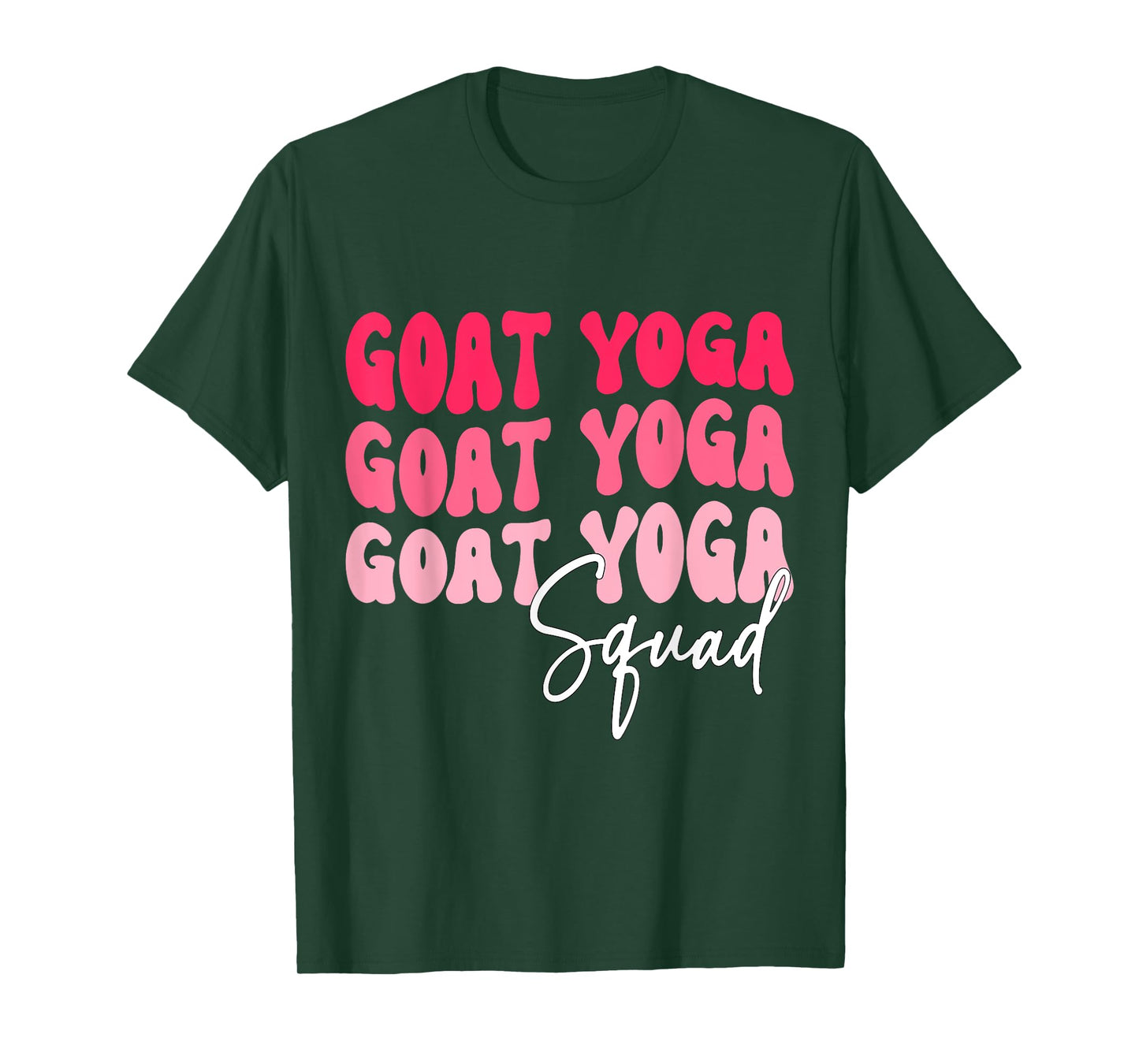 Goat Yoga Squad Funny Goat Yoga T-Shirt