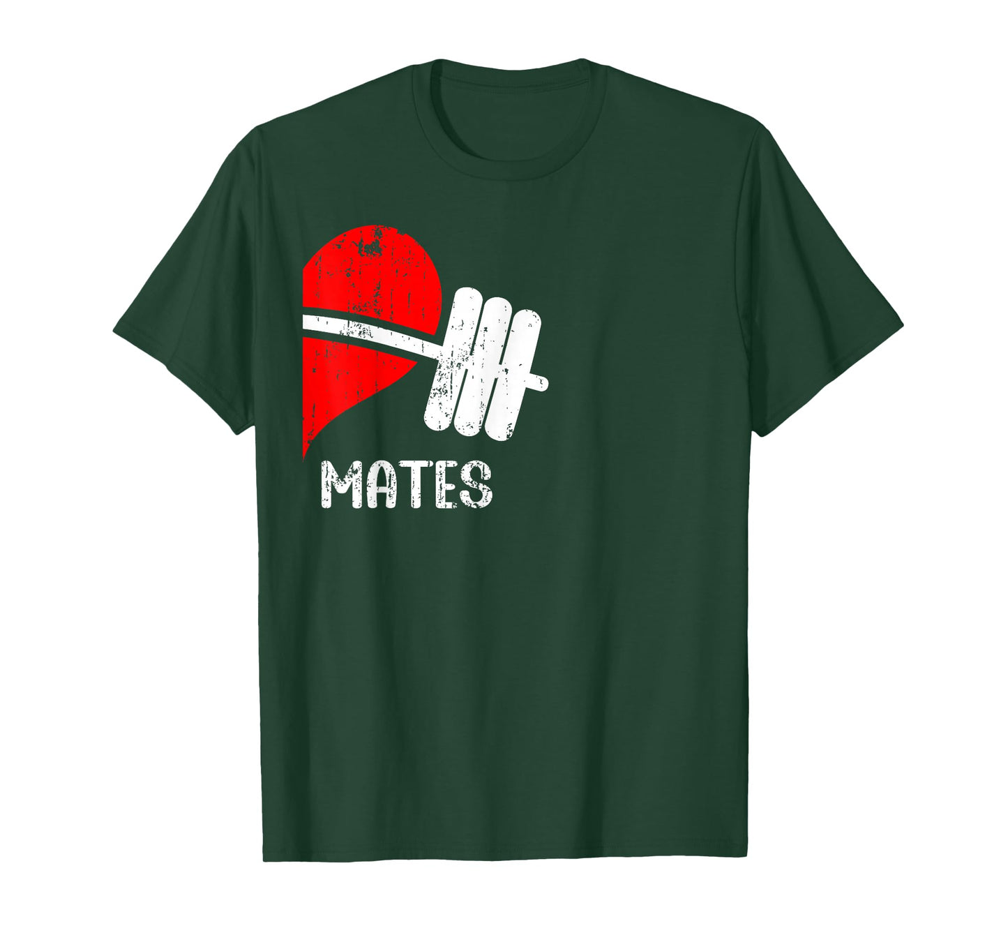 Swole Mates Couples Matching Gym Funny Tee Weightlifting T-Shirt