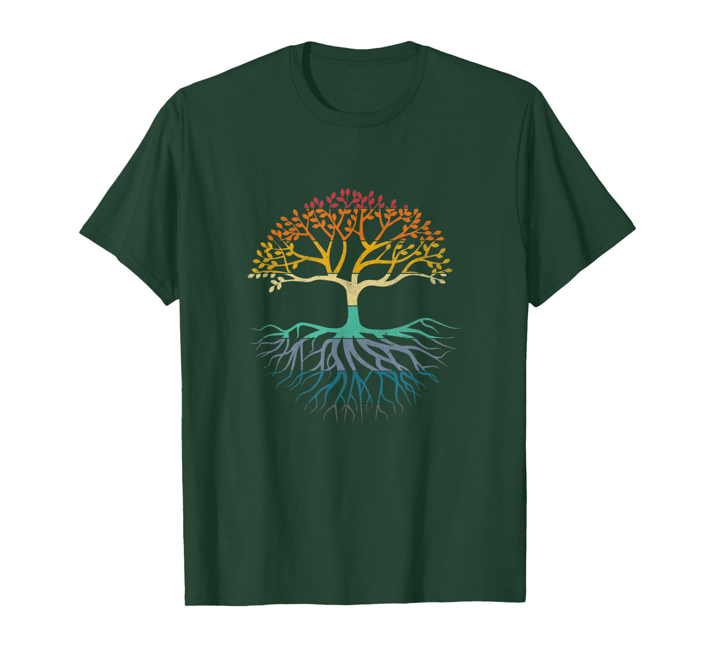 Tree of Life Retro Sun Vintage Hippy T-Shirt