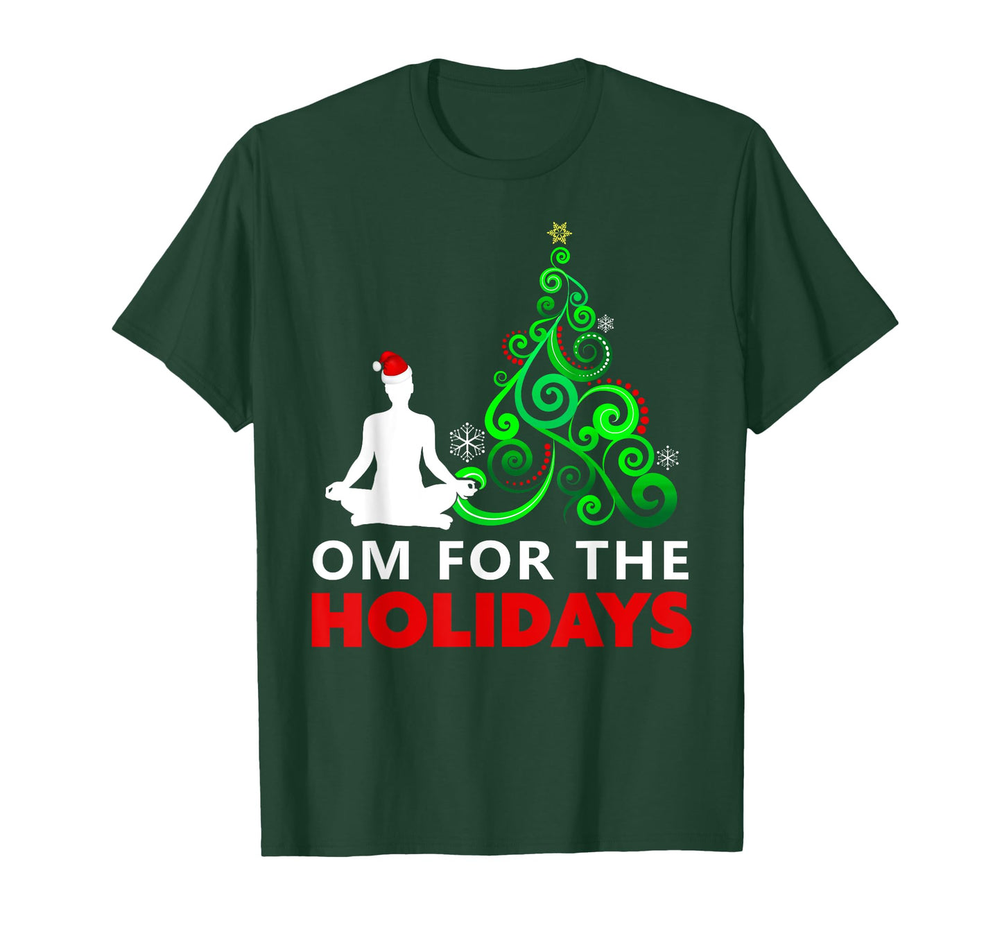Yoga Christmas Shirt - Om for the Holidays