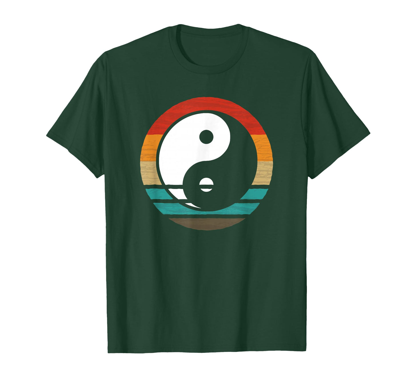 Yin Yang Retro Style Vintage T-Shirt