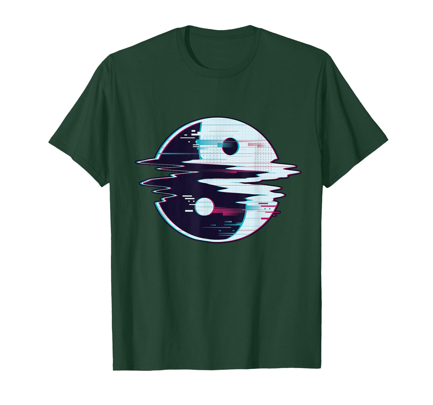 Yin Yang Glitch Spiritual Buddhism Yoga Goa Psy Trance Gift T-Shirt