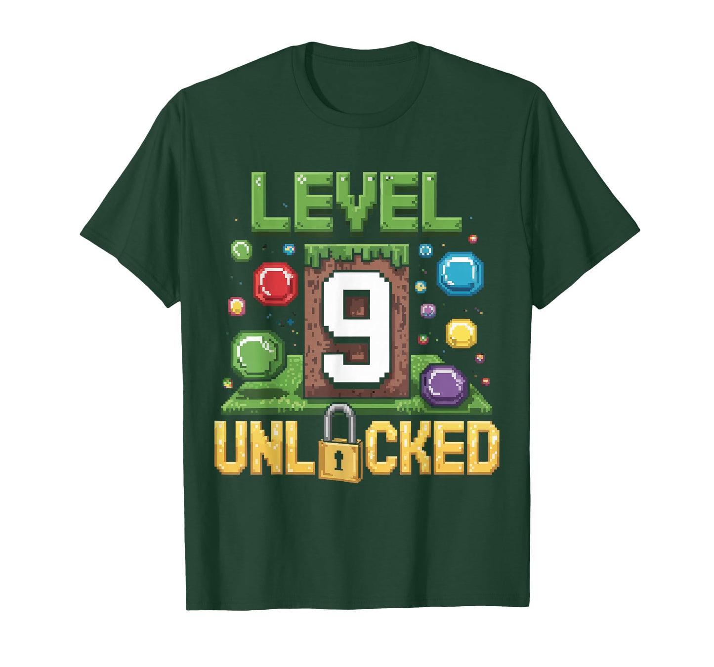 Birthday Children's Shirt Level 9 Unlocked 9 T-Shirt