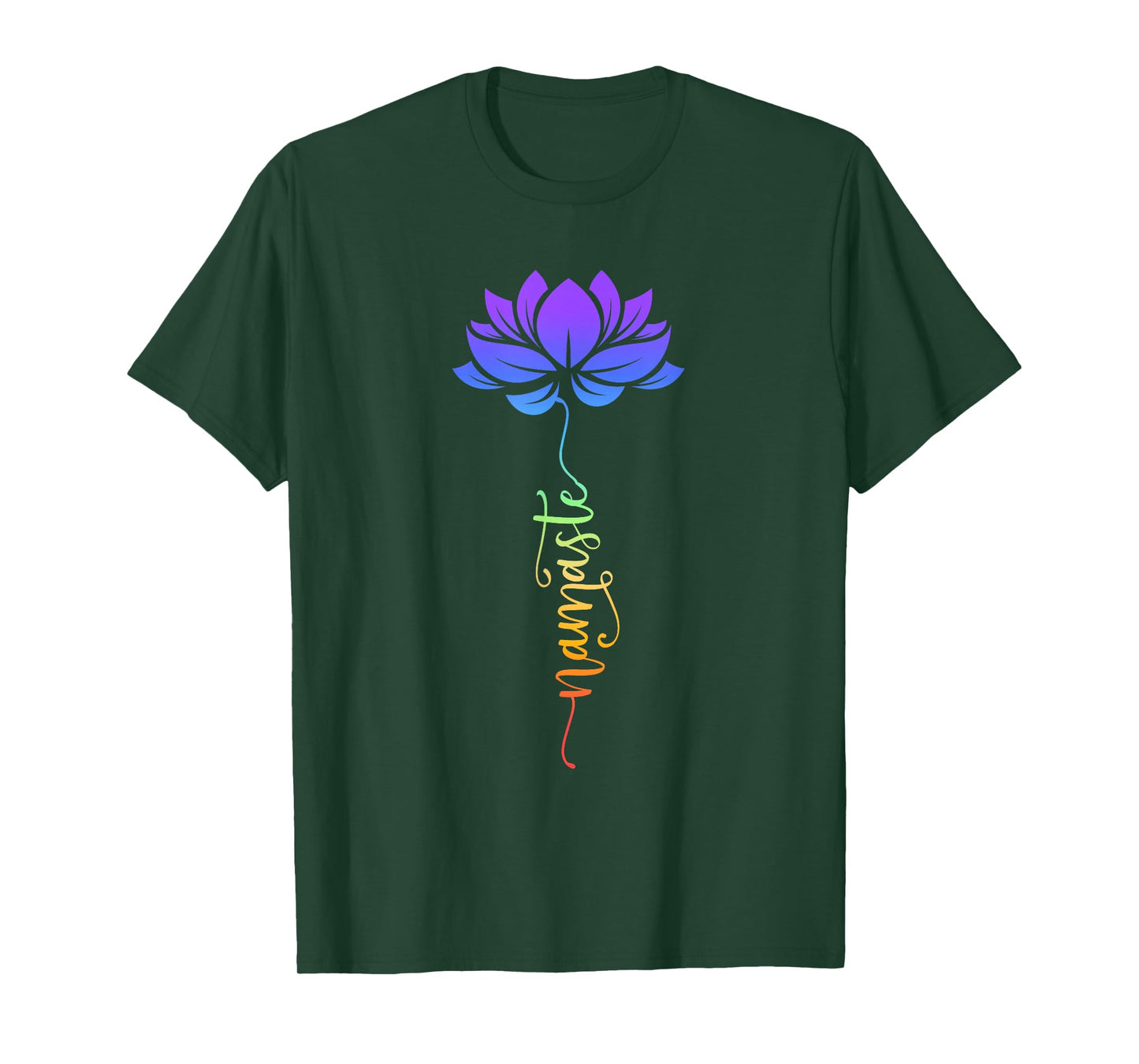 Namaste Lotus Flower Meditation Yoga T-Shirt