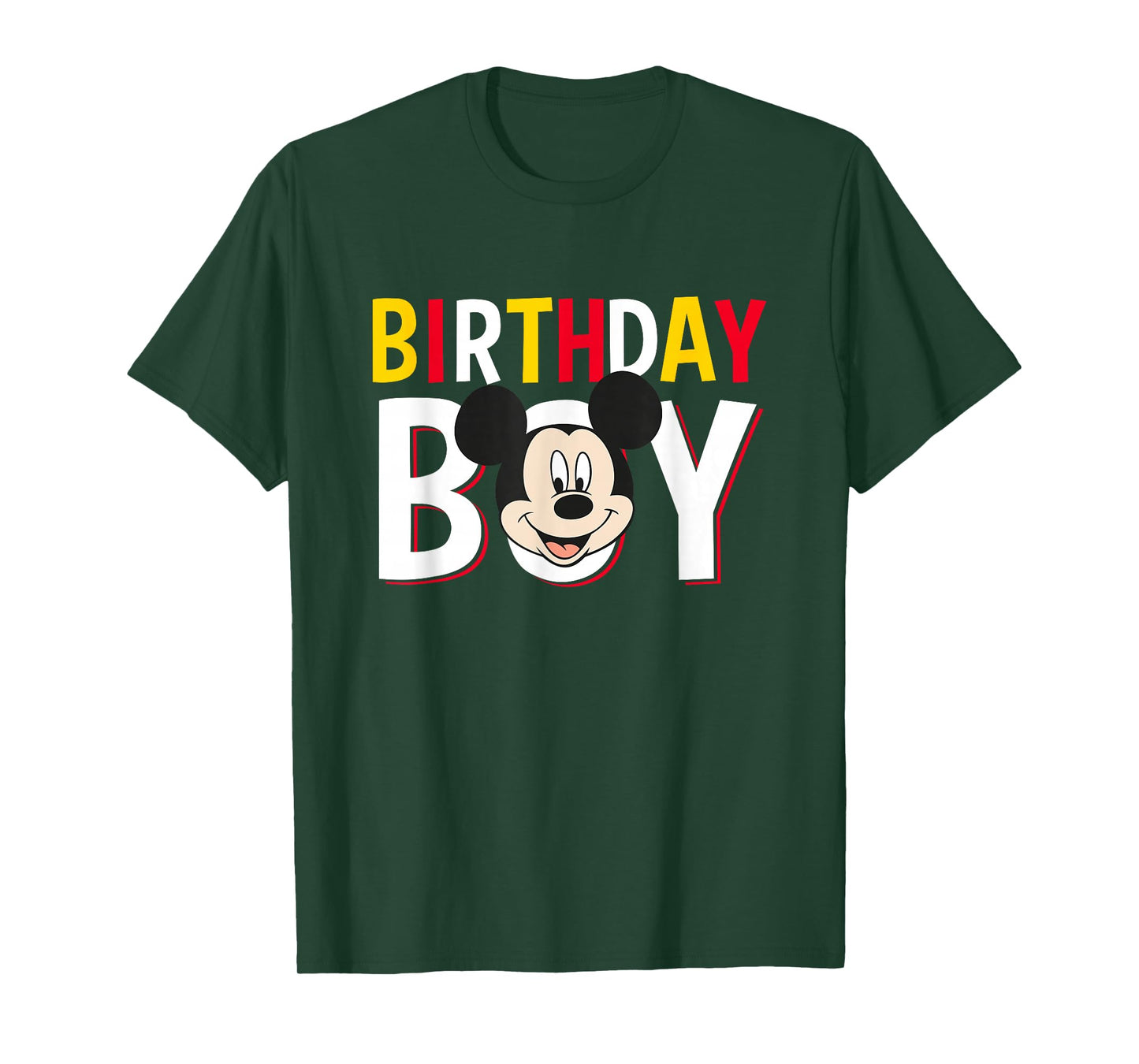 Disney Mickey And Friends Birthday Boy Cute Mickey Logo T-Shirt