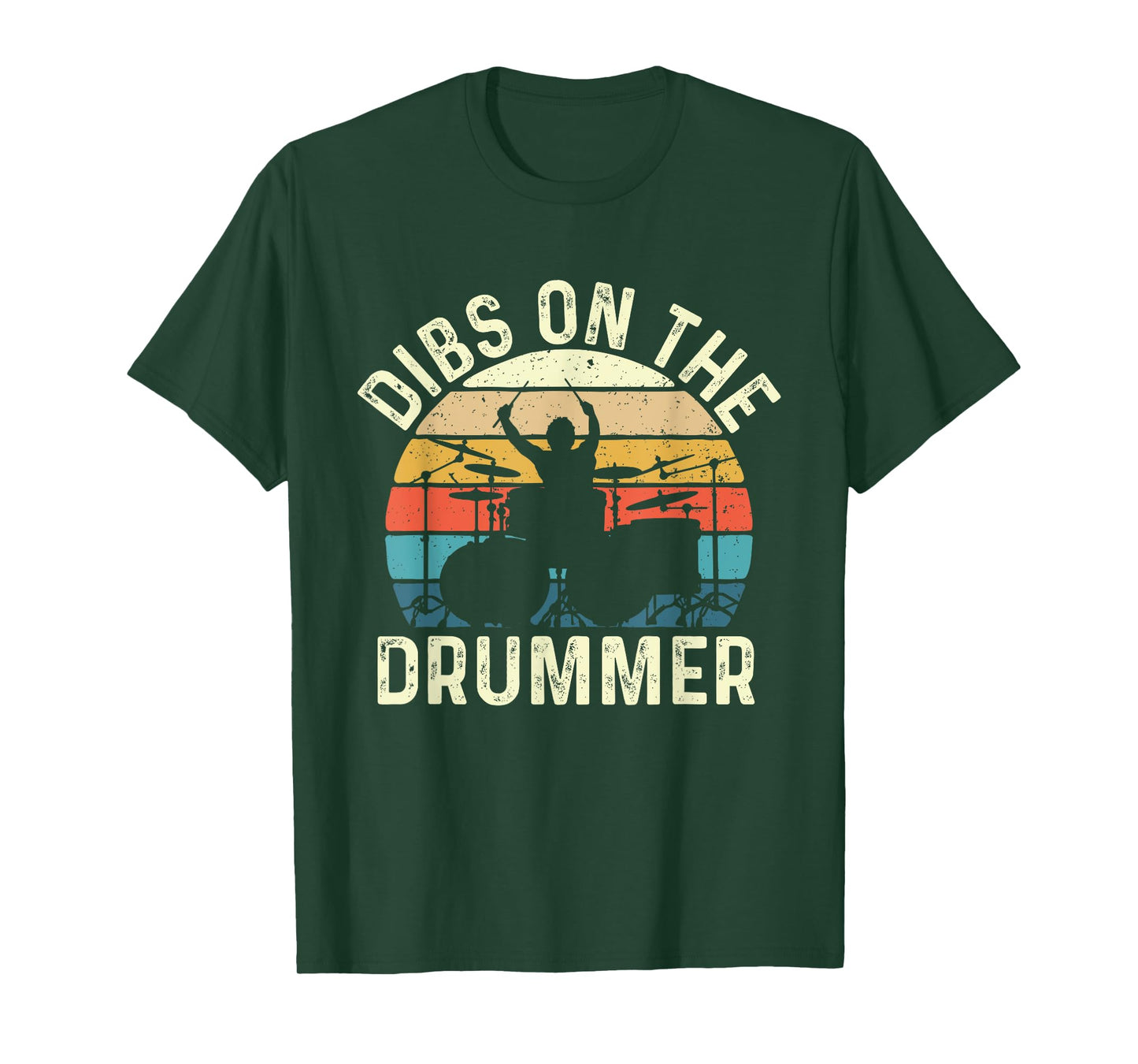 Dibs On The Drummer - Band Percussionist Drumming T-Shirt