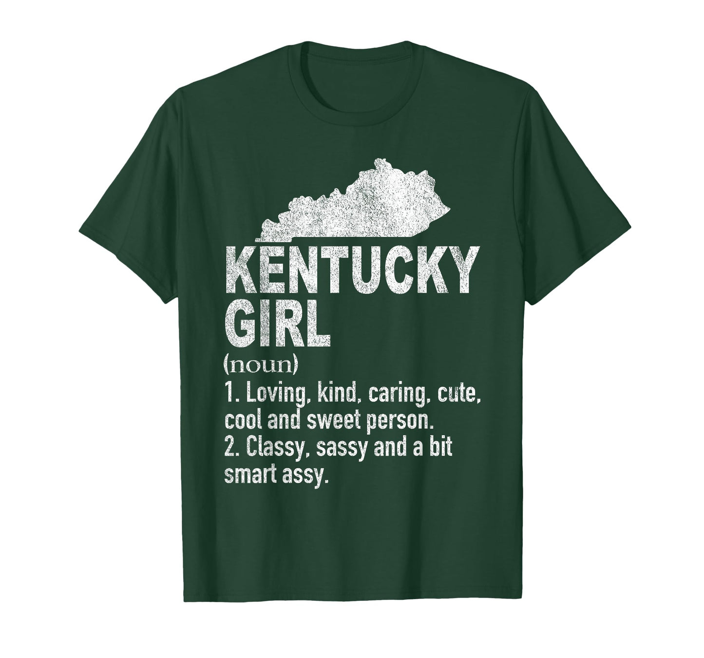 Kentucky Girl Definition Funny Hometown Home Kentucky T-Shirt