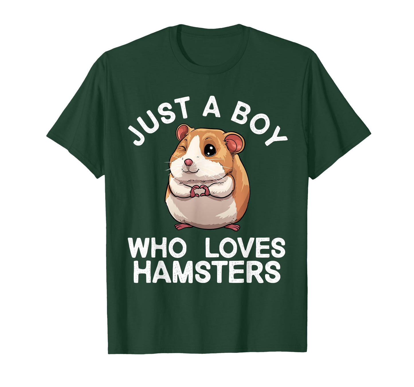 Cute Hamster Art For Boys Men Kids Rodent Hamster Lover T-Shirt