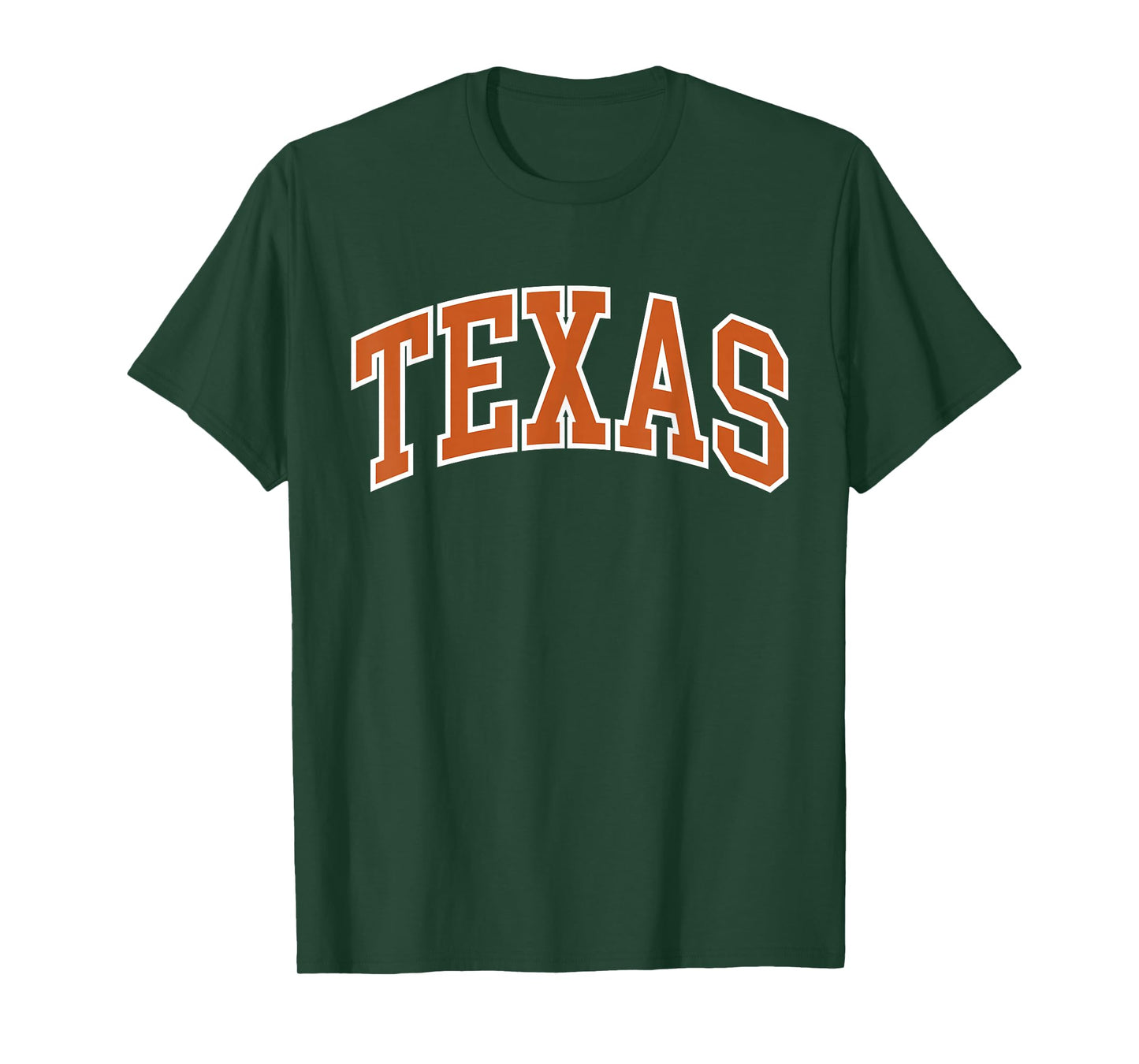 Vintage Texas Orange Men Texas Women Retro Classic TX Tee T-Shirt