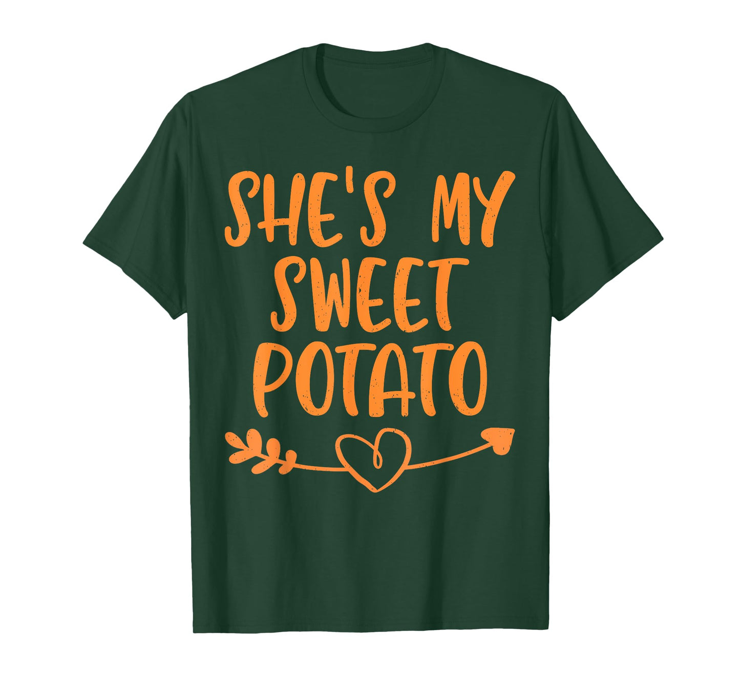 Thanksgiving Matching Couple She's My Sweet Potato I Yam Set T-Shirt
