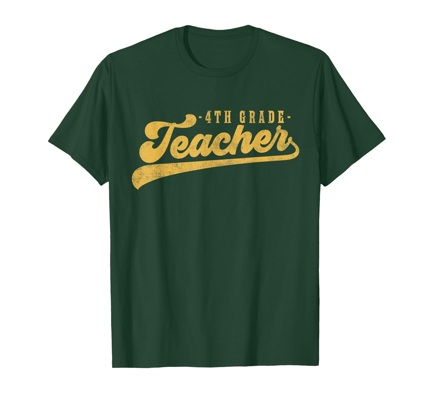 4th Grade Teacher Cute Vintage Graphic Fourth Grade Teacher T-Shirt