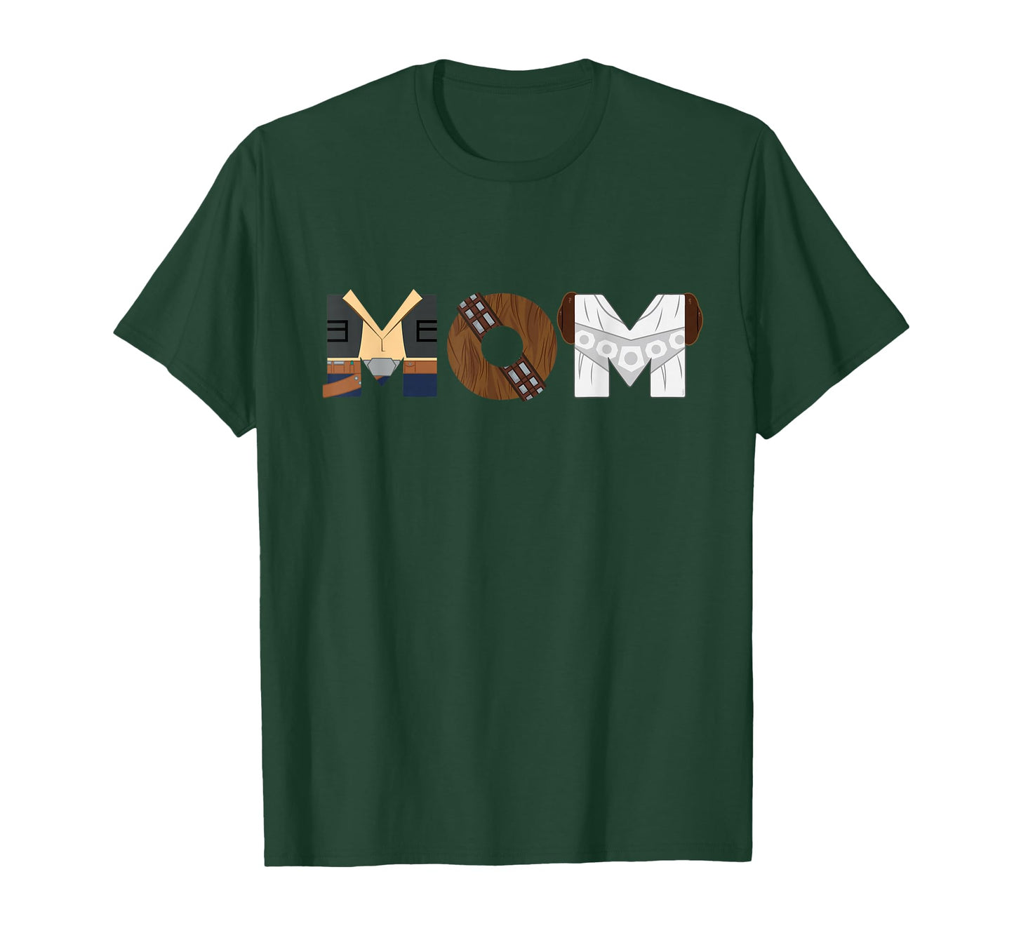Star Wars Han Solo Chewbacca Leia Mom Mother’s Day Birthday T-Shirt