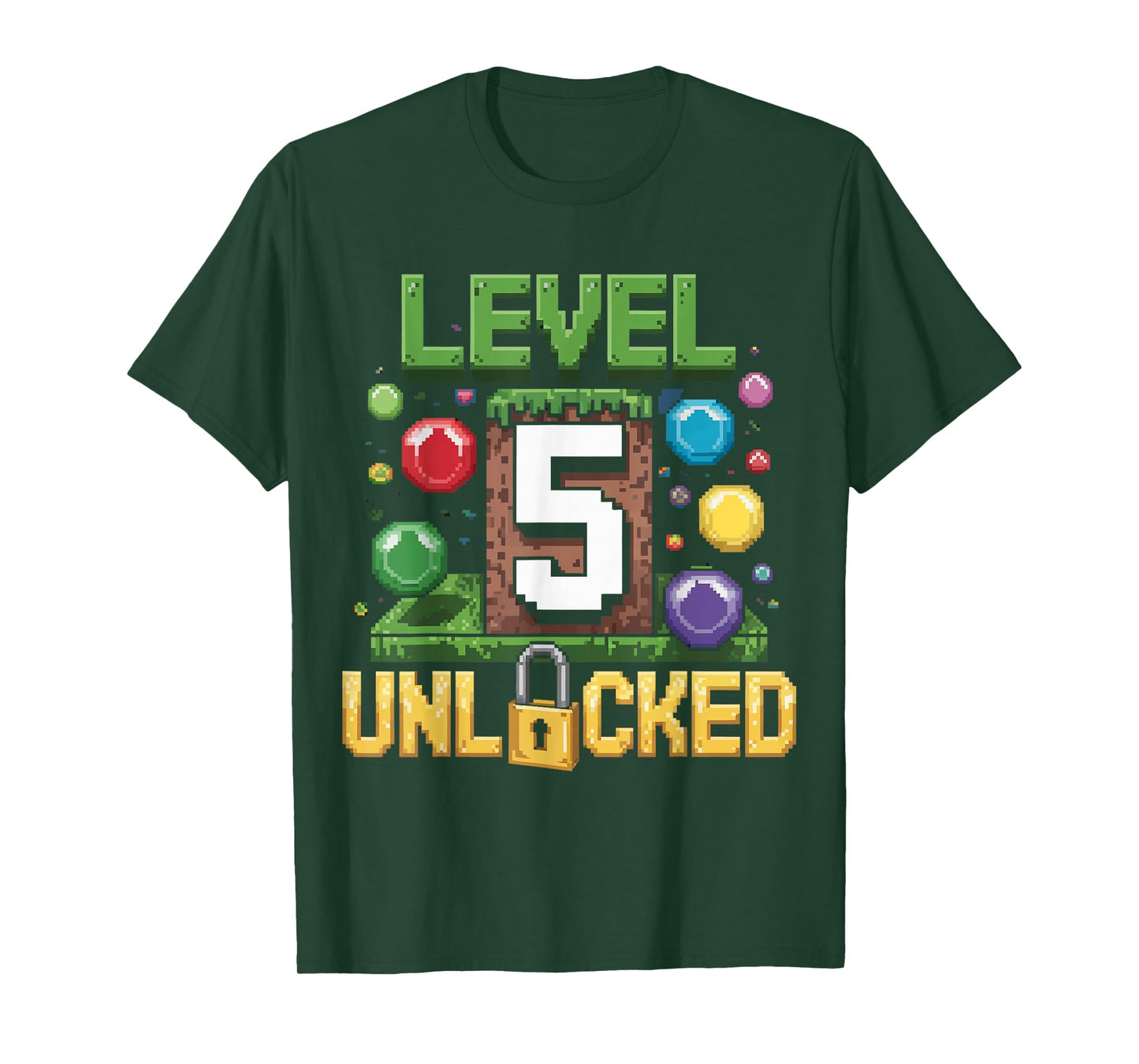Birthday Children's Shirt Level 5 Unlocked 5 T-Shirt