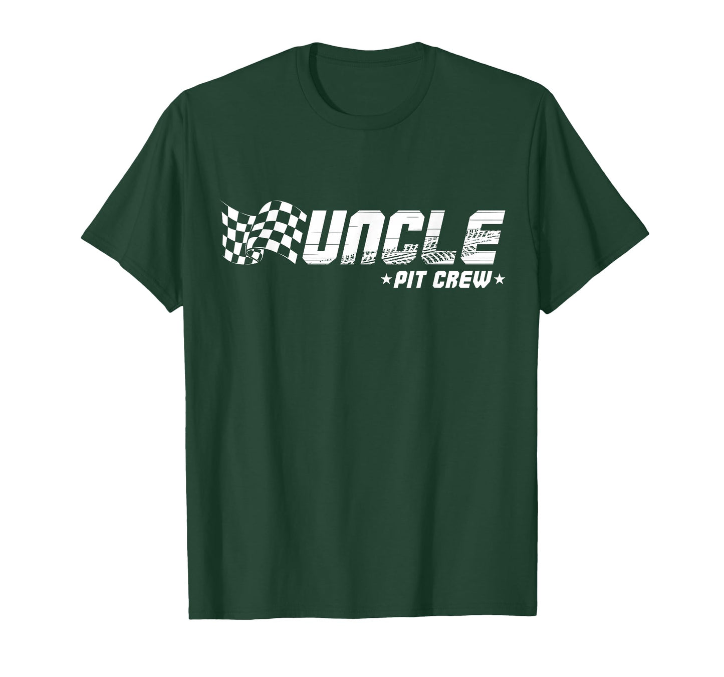 Uncle Pit Crew Race Car Birthday Family Racing T-Shirt