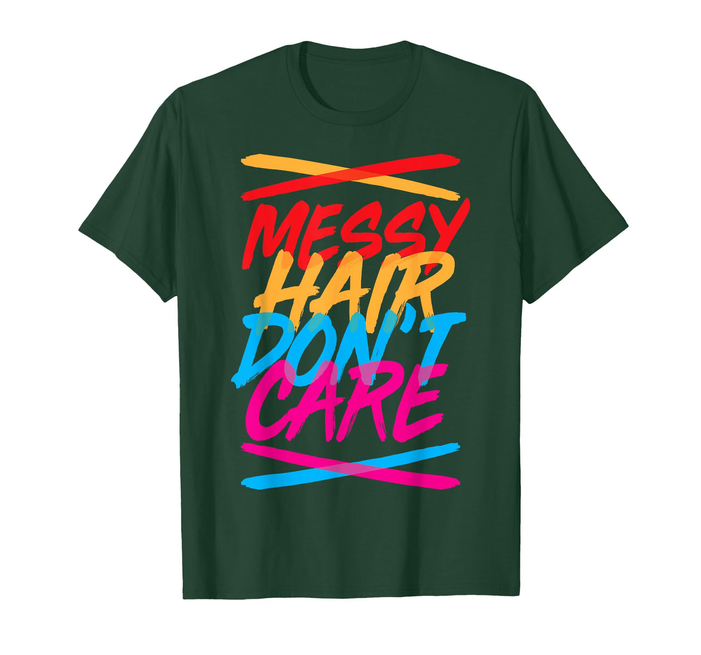 Messy Hair Shirt Messy Hair Don't Care T Shirt Gift for Kids T-Shirt