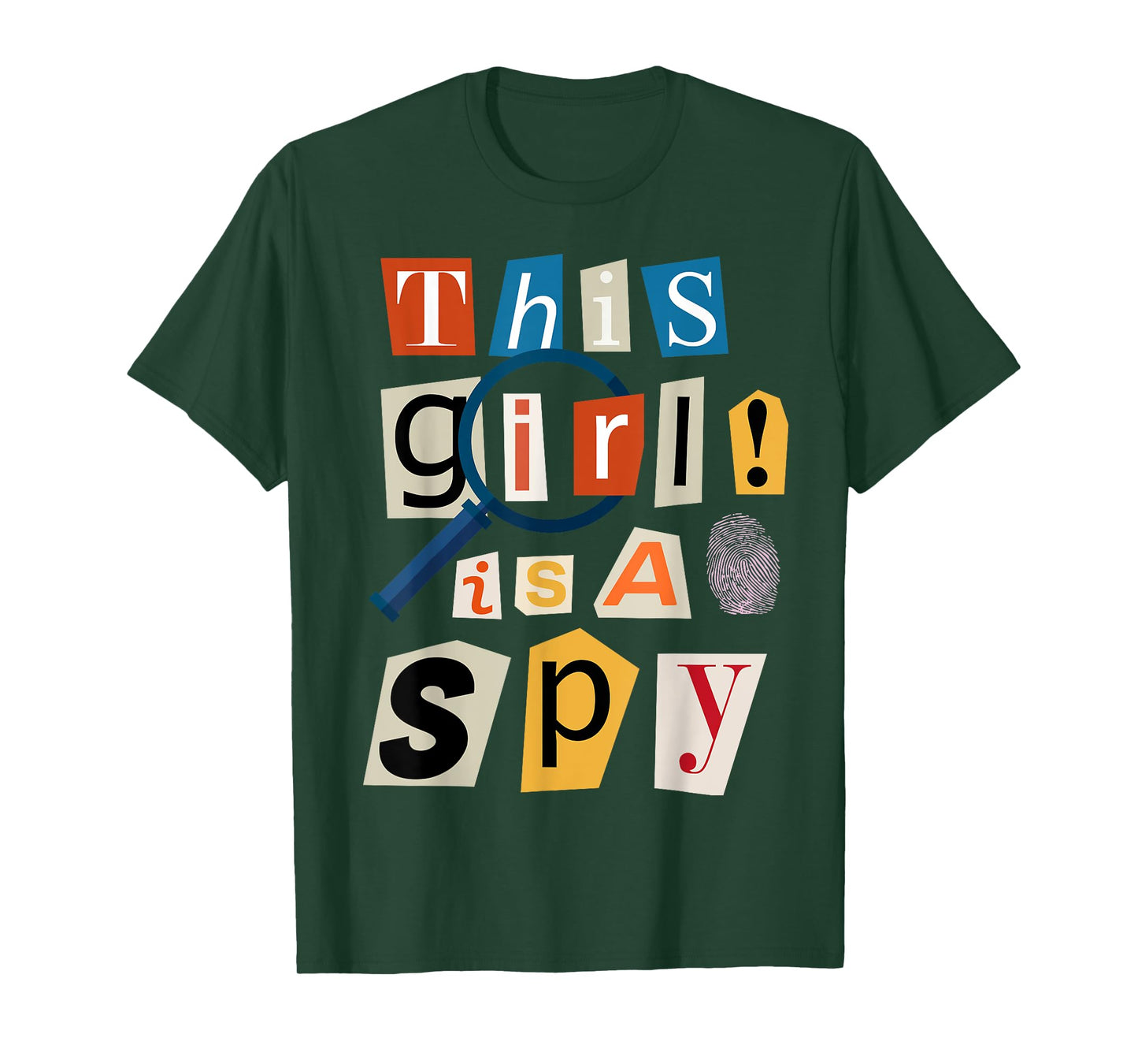 This Girl Is A Spy Funny Detective Costume Secret Agent T-Shirt