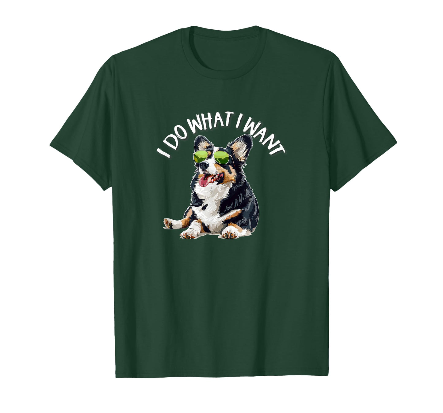 Funny Do What I Want Welsh Black Tricolor Corgi Lover T-Shirt