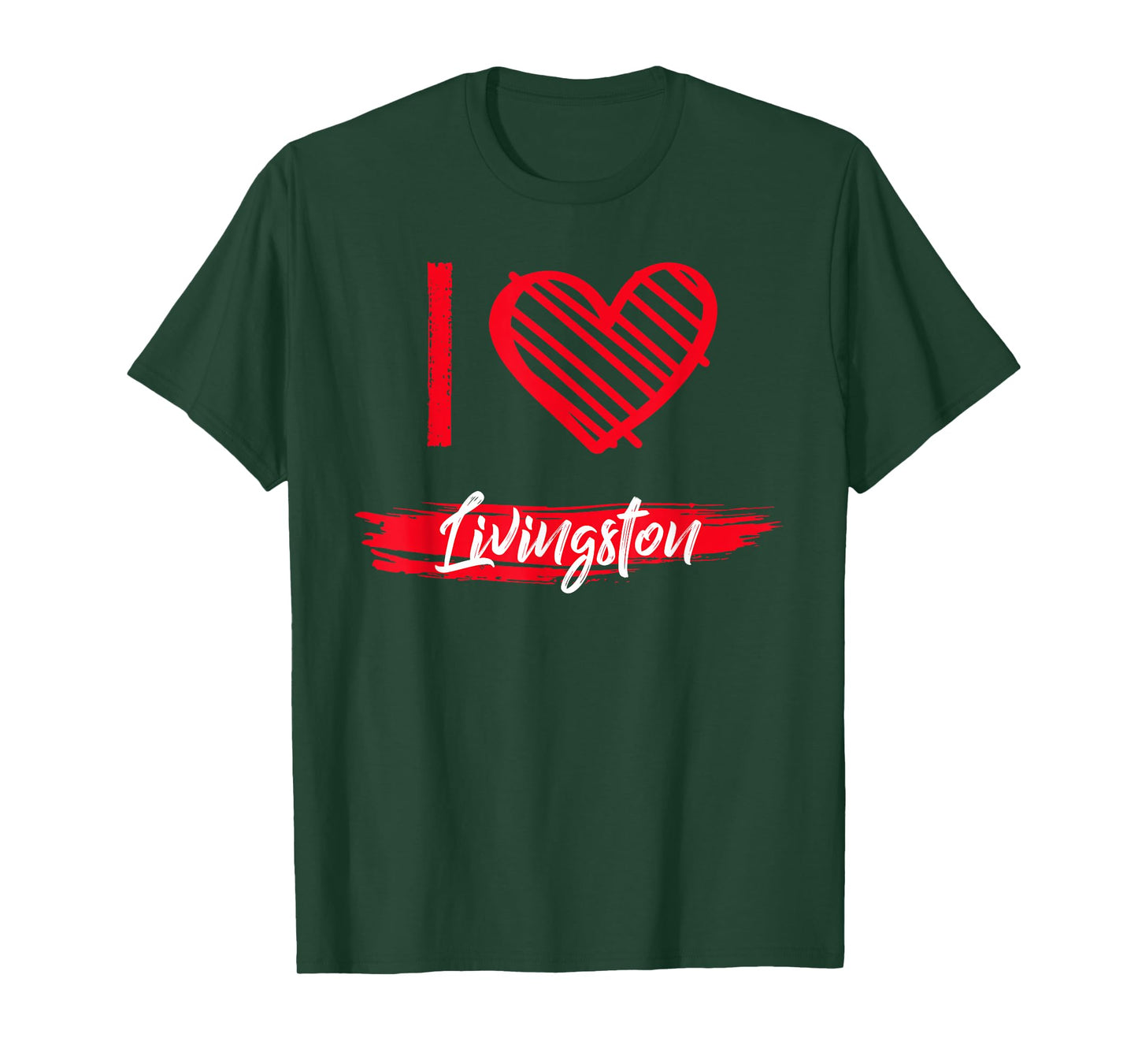 I Love LIVINGSTON T-Shirt County I Heart LIVINGSTON T-Shirt