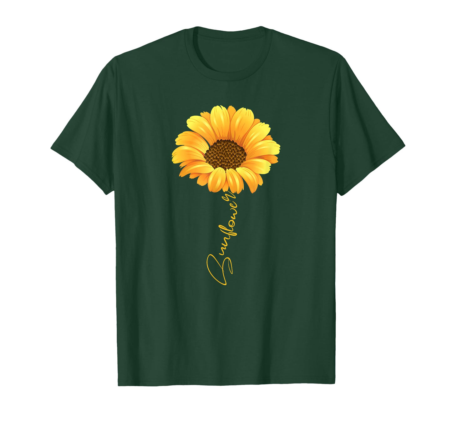 Beautiful sunflower with lettering sunflower shirt for women T-Shirt