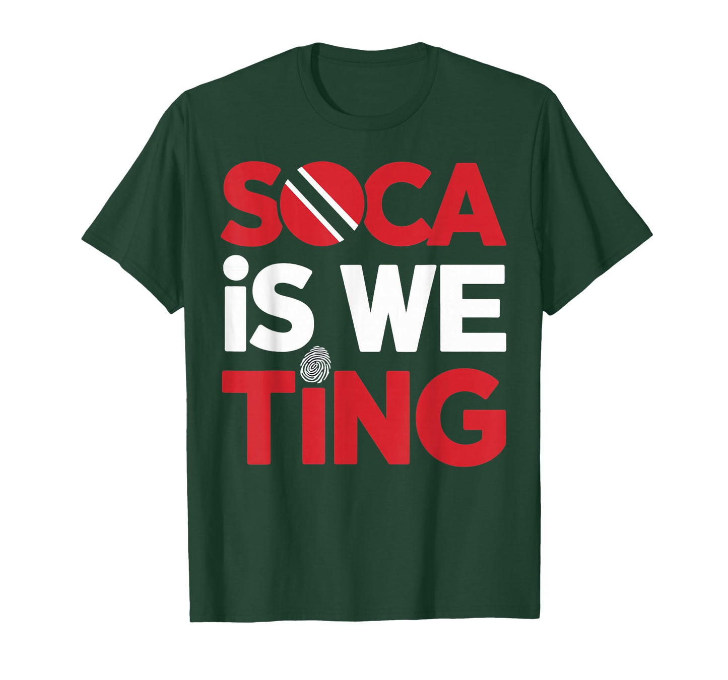Soca Is We Ting Trinidad And Tobago Flag Trinidadian T-Shirt