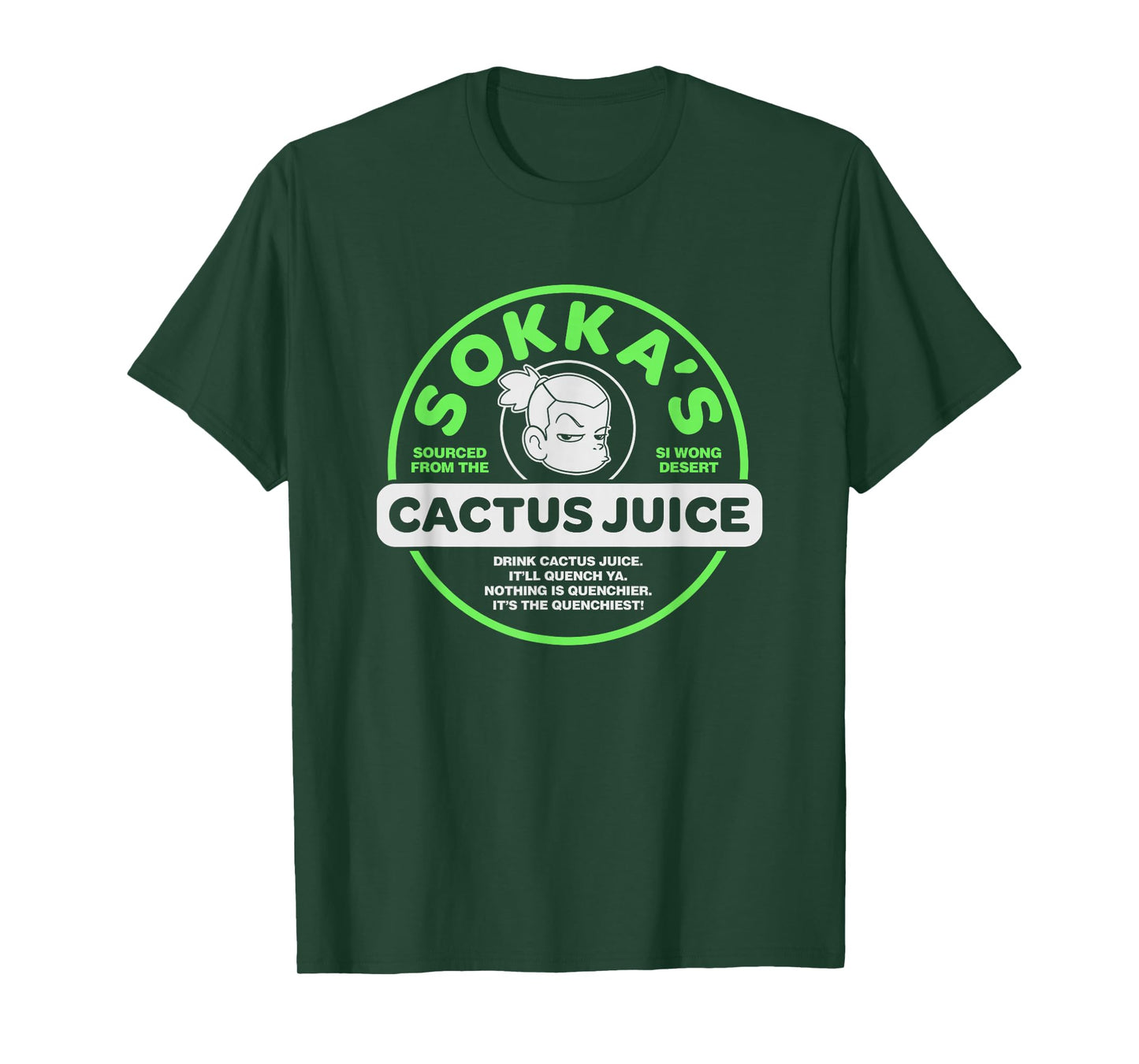 Avatar: The Last Airbender Sokka's Cactus Juice Badge T-Shirt