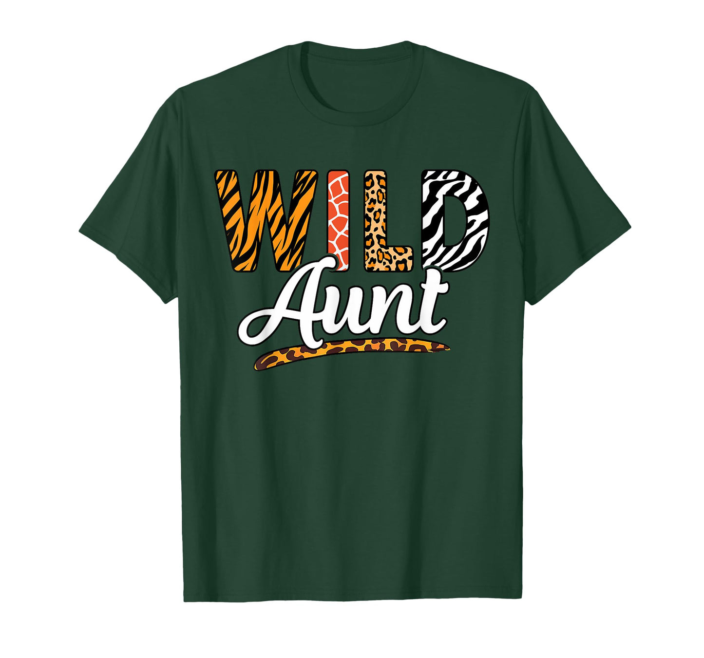 Wild Aunt Zoo Birthday Safari Family Jungle Wildlife Animals T-Shirt