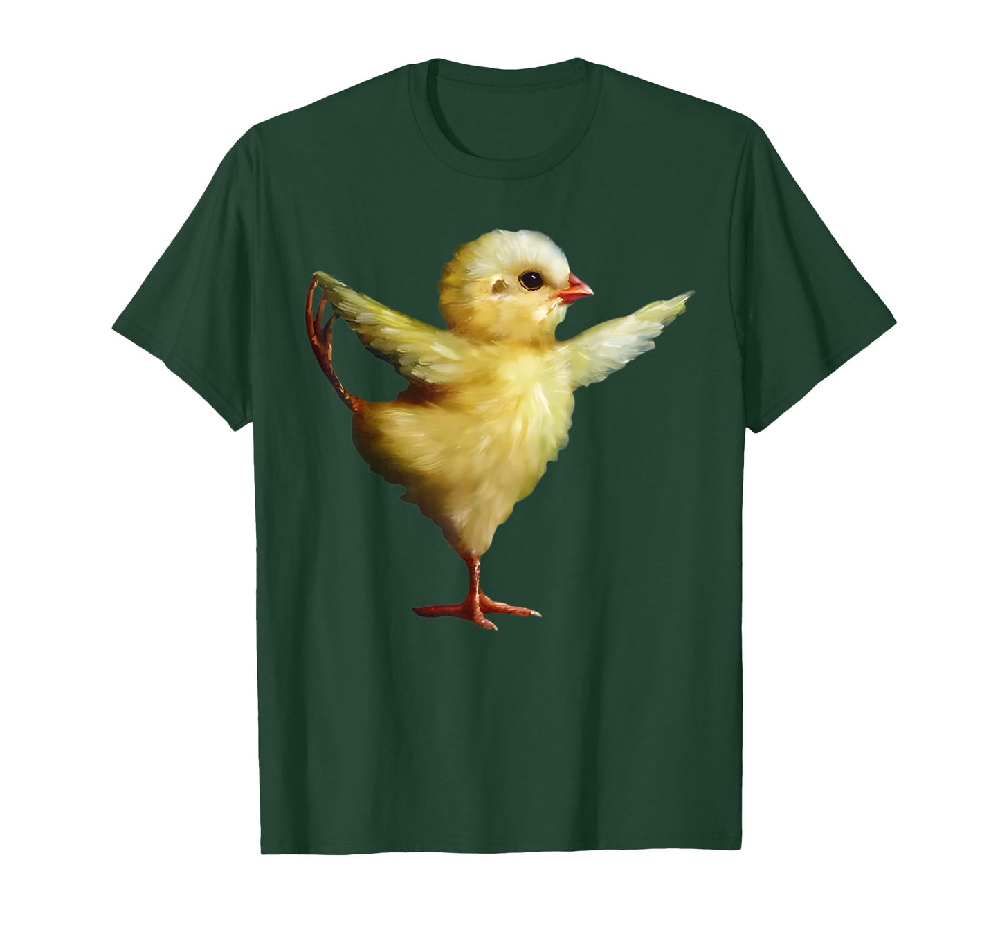 Yoga Chick Art Design Women Girls Funny Cute Chick Lover T-Shirt