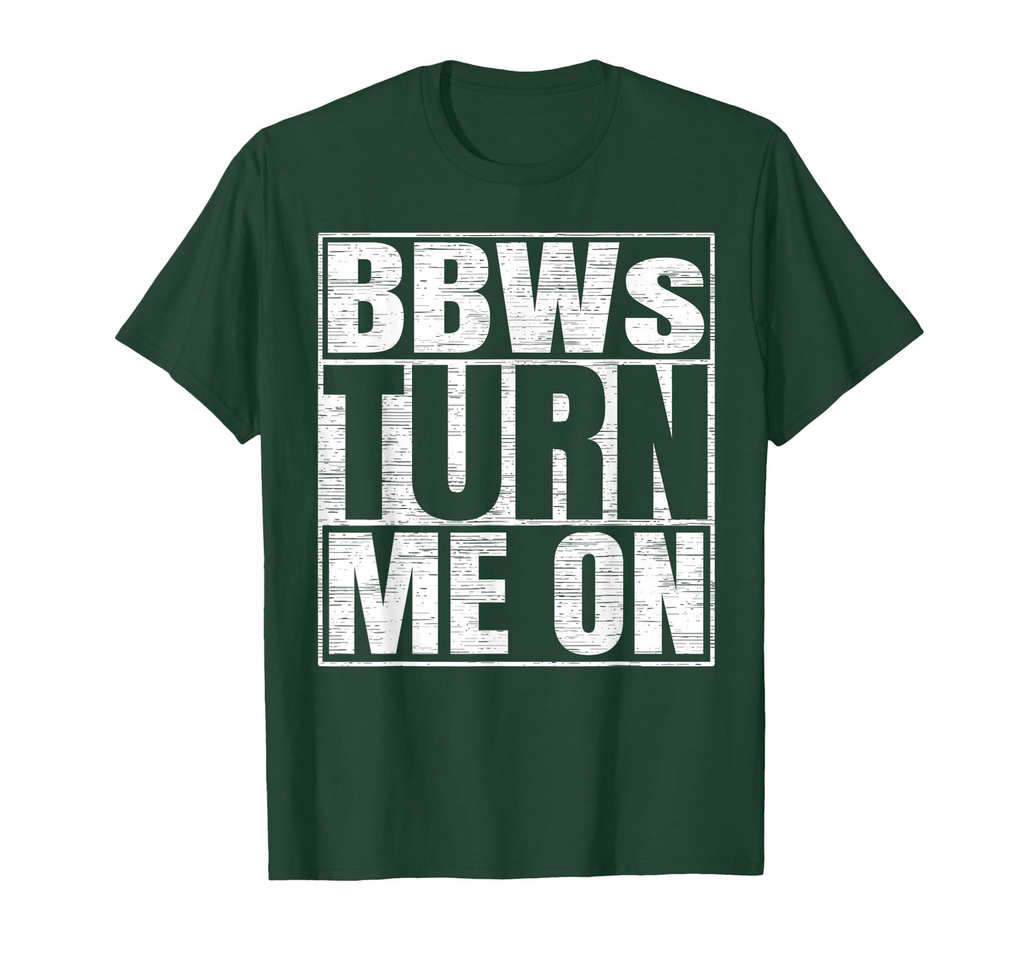 BBWs Turn Me On Funny Adult Humor BBW Lovers T-Shirt