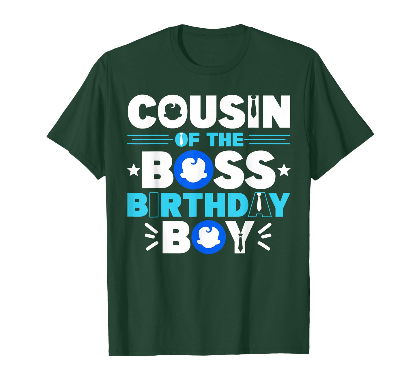 Cousin Of The Boss Birthday Boy Baby Decor Family Matching T-Shirt