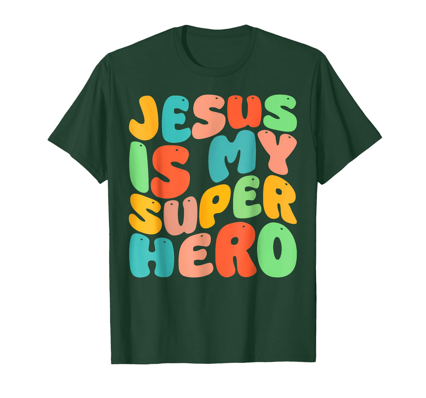 Jesus Is My Superhero Christian Religious T-Shirt