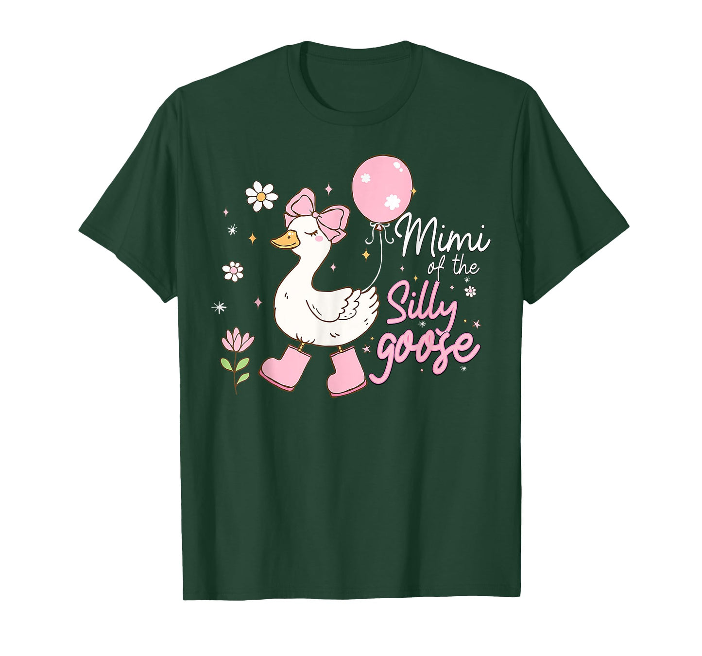 Mimi Of The Silly Goose First Birthday Family Matching Funny T-Shirt