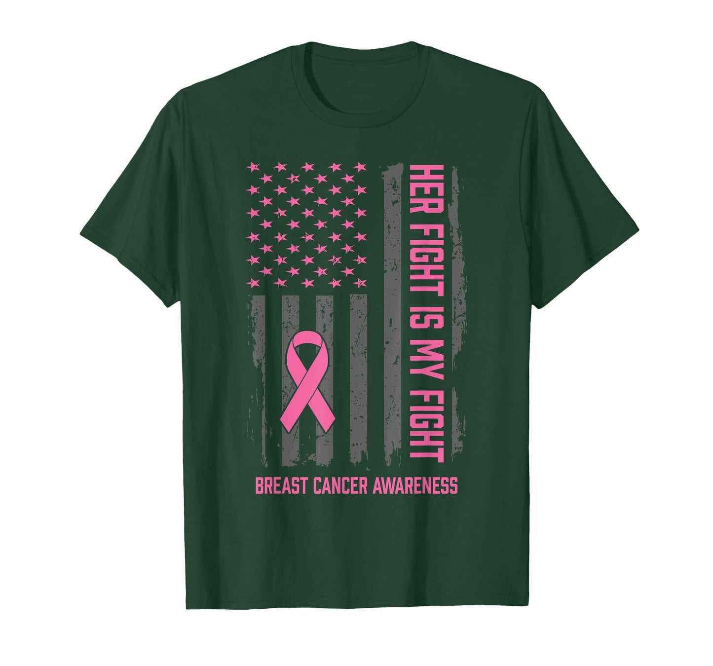 Breast Cancer Awareness Her Fight Is My Fight Breast Cancer T-Shirt