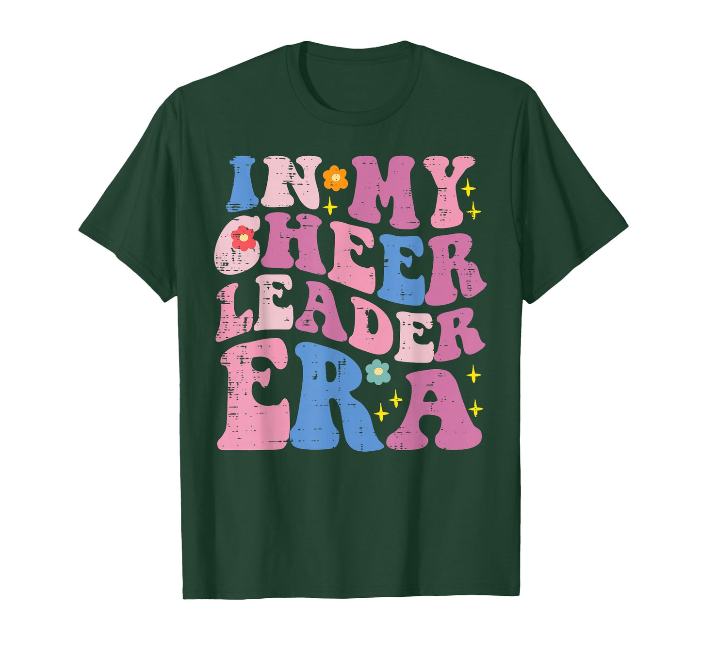 In My Cheerleader Era Retro Cheerleading Women Girls Kids T-Shirt