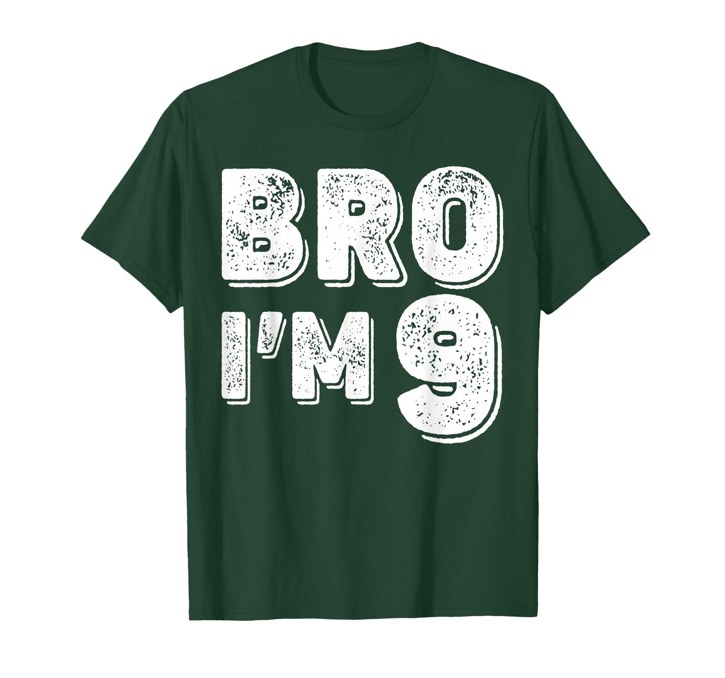 9th Birthday Boy Bro I’m 9 Year Old Boys Kids Nine Bday T-Shirt